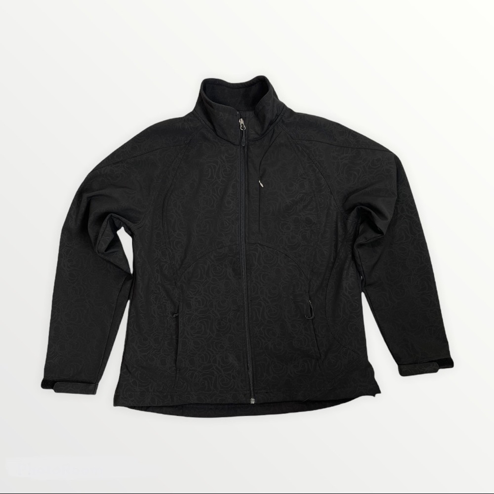 Double Diamond Softshell Jacket Black Embossed - image 2